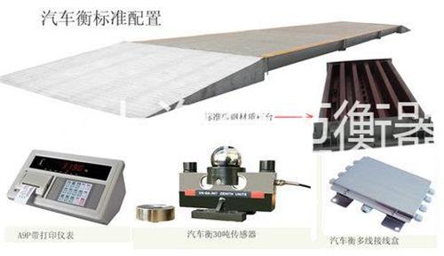 电子地磅结构，电子地磅有哪些配件